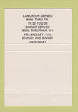 Matchbook Cover - Athol Steak House MA 40 Strike