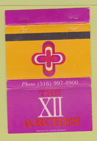 Matchbook Cover - XII Arches Jericho LI NY WEAR 40 Strike