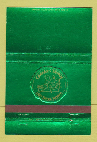 Matchbook Cover - Caesar's Palace Casino Lake Tahoe NV WEAR 40 Strike