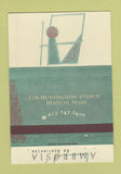 Matchbook Cover - Ambrosia Boston MA 40 Strike