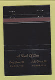 Matchbook Cover - Dash of Class Long Grove Lake Forest IL WEAR 40 Strike
