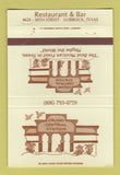 Matchbook Cover - Grand Central Station Restaurant Lubbock TX 40 Strike