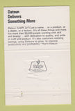 Matchbook Cover - Datsun Forklifts Conover NC 40 Strike