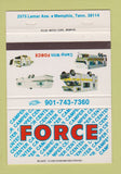 Matchbook Cover - Force Camping RV Trailers Memphis TN 40 Strike