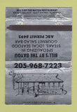 Matchbook Cover - Bill's by the Bayou Gulf Shores AL WEAR 40 Strike
