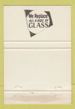 Matchbook Cover - Luhman's Glass Milwaukee WI 40 Strike