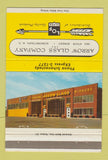 Matchbook Cover - Arrow Glass Company Schenectady NY 40 Strike