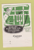 Matchbook Cover - Shelby Electric Memphis TN 40 Strike