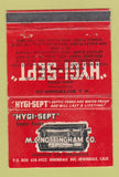 Matchbook Cover - MC Nottingham Concrete Septic Tank Irwindale CA WEAR 40 Strike