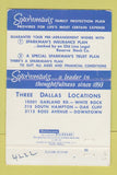 Matchbook Cover - Sparkman's Morticians Dallas TX WEAR 40 Strike