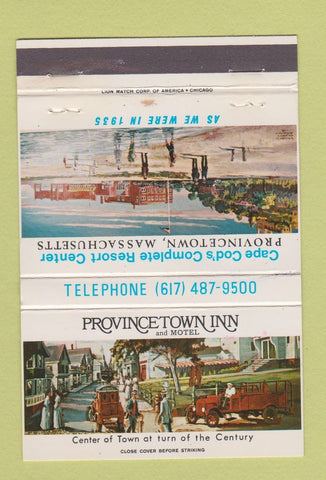 Matchbook Cover - Provincetown Inn Motel MA 40 Strike