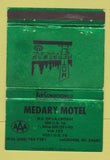 Matchbook Cover - Medary Motel La Crosse WI WEAR 40 Strike