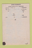 Matchbook Cover - Park Drive Manor Germantown PA SAMPLE  40 Strike