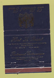 Matchbook Cover - Le Bristol Paris France WORN 40 Strike