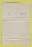 Matchbook Cover - Trail Room Lounge Chatsworth Hotel ON WEAR 40 Strike