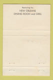 Matchbook Cover - Hotel Monticello Longview WA 40 Strike