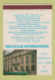 Matchbook Cover - Multiclub Intenational Hotel Saint James Albany 40 Strike