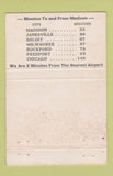 Matchbook Cover - Neuendorf's Oakland Park Resort Poynette WI 40 Strike