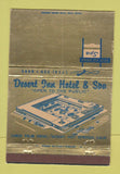 Matchbook Cover - Desert Inn Hotel Spa Desert Hot Springs CA 40 Strike