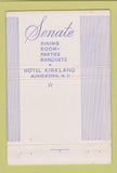 Matchbook Cover - Hotel Kirkland Kingston NY Dutch Rathskeller 40 Strike