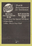 Matchbook Cover - Million Dollar Saloon Dallas TX 40 Strike