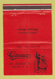 Matchbook Cover - Gitaneria's Mexico DF 40 Strike