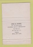 Matchbook Cover - Merchants' & Salemen's Club Banquet New York City 40 Strike