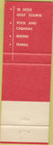 Matchbook Cover - Ojai Valley Inn Country Club Ojai CA