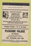 Matchbook Cover - Pleasure Palace Port Yevverson NY  40 Strike