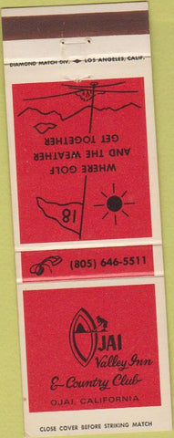 Matchbook Cover - San Ramon Country Club Dublin CA