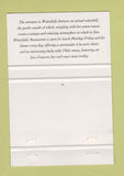 Matchbook Cover - Waterfalls Bonnington Hotel London UK England 40 Strike