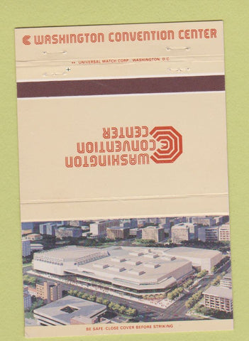 Matchbook Cover - Washington Convention Center Washington DC 40 Strike