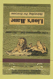 Matchbook Cover - Lion's Mane Hair Salon Memphis TN 40 Strike