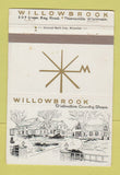 Matchbook Cover - Willowbrook Country Shops Thiensville WI 40 Strike