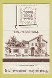 Matchbook Cover - Millbrook Town House NY 40 Strike