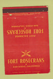 Matchbook Cover - Fort Rosecrans San Diego CA military WEAR 40 Strike