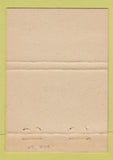 Matchbook Cover - Park Hotel Hong Kong 40 Strike