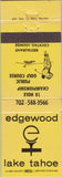 Matchbook Cover - Edgewood Lake Tahoe Golf CA