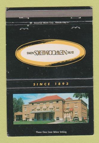 Matchbook Cover - DW Newcomer's Kansas City KS 40 Strike