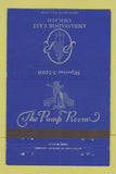 Matchbook Cover - Ambassador East Chicago IL Pump Room 40 Strike