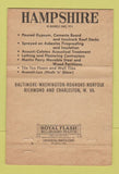 Matchbook Cover - Hush n Glow Asbestos Gypsum tiles 40 Strike