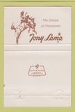 Matchbook Cover - Tony Lama Cowboy Boots Salinas CA WEAR 40 Strike