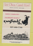 Matchbook Cover - Remington's Los Olivos Grand Hotel CA 40 Strike