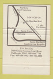 Matchbook Cover - Remington's Los Olivos Grand Hotel CA 40 Strike