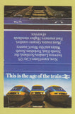 Matchbook Cover - Railroad London UK England trains 40 Strike