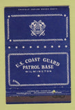 Matchbook Cover - US Coast Guard Patrol Base Wilmington DE 40 Strike