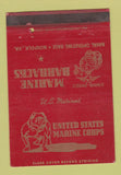 Matchbook Cover - United States Marines Corps Norfolk VA WEAR 40 Strike
