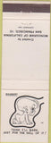 Matchbook Cover - Monogram Match San Francisco CA baby in womb?