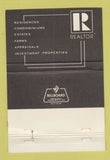 Matchbook Cover - Snyder Kinney Bennett Real Estate Birmingham MI 40 Strike