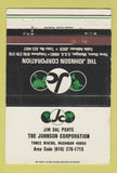 Matchbook Cover - Jim Dal Ponte Johnson Corp Three Rivers MI 40 Strike